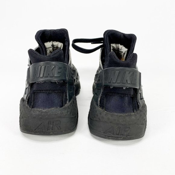NIKE Men's Air Huarache Black/Black Sneakers - Picture 6 of 13